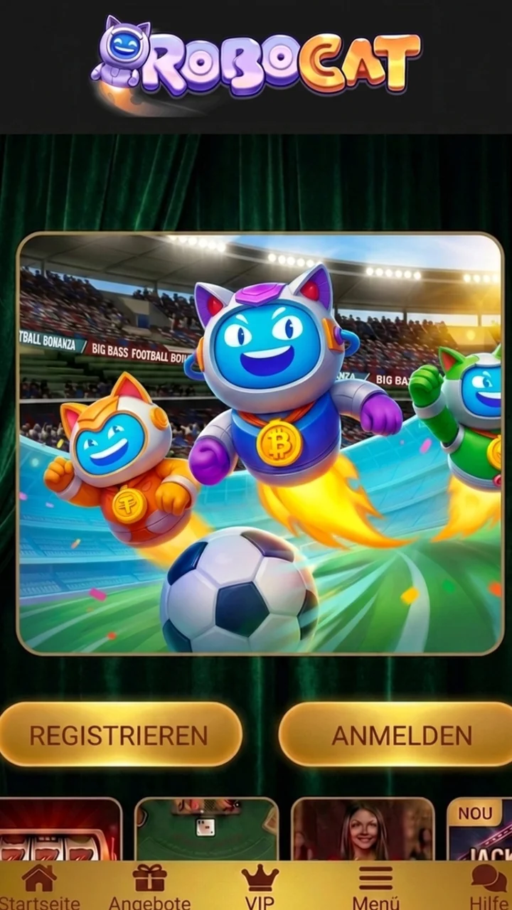 Robocat Casino mobile app